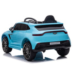 ZUN 12V Dual-drive remote control electric Kid Ride On Car,Battery Powered Kids Ride-on Car Blue, 4 W1811110554