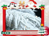 6ft Flocked Scarecrow-Shaped Christmas Tree with 270 Warm White LED Lights, 594 PVC Memory Wire 76273616