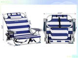 63*65*82cm Short Oxford Cloth Silver White Aluminum Tube Bearing 100kg Beach 13257438