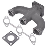 Exhaust Manifold w/ Gaskets Replacement for Kubota Engine D905 D1005 D1105 D1305 1721312312 00485420