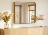 Anti-Fog Bathroom Wall Mirror 28" x 36" Shatterproof Vanity Mirror with Rectangular Metal Frame, 89577337