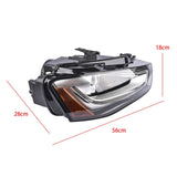 HID/Xenon Non-AFS Headlight Headlamp Passenger Side for Audi A4 Quattro 13-16 8K0941044E AU2503181 23584866