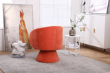 Swivel Accent Chair Armchair, Round Barrel Chair in Fabric for Living Room Bedroom W1361101778
