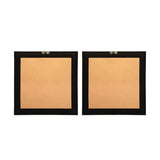 S/2 15.57x1.2x15.7" Shadow Box Wall Dcor W2078P313328