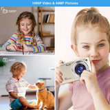 Digital Point and Shoot Camera, Compact Digital Camera with 2.88' IPS Screen 48MP 4K for Photo and 48115122