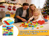 150 PCS Building Blocks Set with Wheels, Learning Toddler Blocks for 3 Years Old 03940932