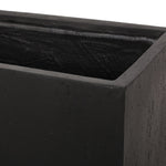 ZUN OUTDOOR LARGE SQUARE MGO PLANTER 35''L 70626.00BLK