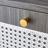 Modern minimalist storage cabinet, Japanese rattan shoe cabinet, bed top cabinet, small home W1151P147201