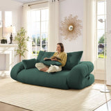 Human Dog Bed, Lazy Sofa Couch, 78.7" Multi-Functional Foldable Sofa Bed, 3-in-1 Teddy Fabric W1885P277276