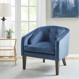 Upholstered Tufted Mid-Century Accent Chair B03548594