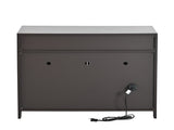 Litter Box Enclosure, Cat Litter Box Furniture with Hidden Plug, 2 Doors,Indoor Cat Washroom Storage 54231730