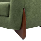 Alpine 44" Sherpa Arm Chair, Moss Green Fleeced Teddy B2719P280161