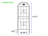 4 Pack Metal Garden Trellis 71" x 19.7" Rustproof Trellis for Climbing Plants Outdoor Flower Support W1586P266862