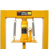 6 Ton Hydraulic Press, Benchtop Hydraulic Shop Press, H-Frame Garage Floor Press with Press Plates, W465P192092