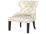 Gillian Beige and Black Fabric Upholstered Dining Side Chair B062P299885