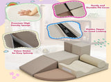 7-Piece Indoor Climbing Foam for Kids, Soft PU Toddler Climbing Toys, Indoor Climb and Crawl N710P325522E