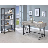Grey Driftwood 4-shelf Bookcase B062P145557