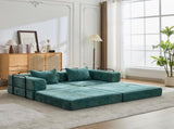Compression Sofa,Convertible Floor Sofa Bed with Fixed-Shape Frame, Loveseats Boneless Modular 11854585