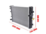 Radiator 3C081-17100 Replacement for Kubota M100 M110 M8540 M8560 M9540 M9960 M100XDTC M108SDSL 22531510