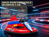 Red 6V Bumper Car for Kids 360&deg Rotation Electric Ride On for Indoor Playroom 96715853