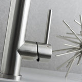 DAX Single Handle Pull Down Kitchen Faucet Brushed Finish B2702P227001