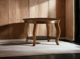 Aberta Walnut Finish Accent Table B2726P281894