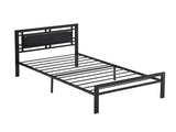 Twin Size metal bed Sturdy System Metal Bed Frame ,Modern style and comfort to any bedroom ,black W311109646