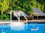 85*68*198cm PE Swimming Pool Escalator White 93765425