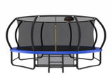 14FT Trampoline with Enclosure - Recreational Trampolines with Ladder and AntiRust Coating, ASTM 19496992