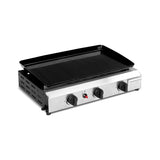 3-Burner Flat Top Gas Griddle Cooking Station with Ceramic Coated Cast Iron Pan, 30,000 BTU Propane 71079370