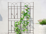 4 Pack Metal Garden Trellis 71" x 17.7" Rustproof Trellis for Climbing Plants Outdoor Flower Support 88492620