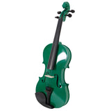 New 4/4 Acoustic Violin Case Bow Rosin Green 31954784