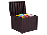 51gal 195L Outdoor Garden Plastic Storage Deck Box Chest Tools Cushions Toys Seat Waterproof 80213979