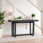 ZUN Modern Wood Entryway Console Table Sofa Table, Long Entryway Table for Hallway Living Room Foyer 59069358