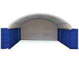 20ft Container Shelter Rear Panel11oz PE Waterproof CoverFits 20x20ft & 20x40ft Shelters W2089P339204