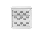 Noralie Mirrored and Faux Diamonds Accent Table B2726P243283