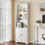 3-layer glass shelf with 2 doors double Z shape LED light strip front curved base feet triammine 45798637