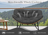 6.3" Outdoor Rocking Chair Cushion Waterproof & Fade-Resistant Egg Lounge Chair Pad with 6 29677756