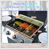 Propane Gas Grill 3 Burner Barbecue Grill, Stainless Steel 26,000 BTU Patio Garden Barbecue Grill W3212P279745