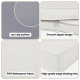 Cushion Covers for 7 Pcs Wicker Rattan Sectional Sofa, 14Pack Cushion Slipcovers Set 95719680