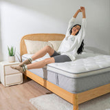 14 Inch Breathable Cool Cover Memory Foam Individual Pocket Spring Hybrid Mattress T3673P344036