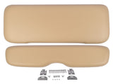 Front Seat Cushion Kit with Hardware Tan Color Replacement for EZGO TXT Golf Cart 1994-2013 32422513