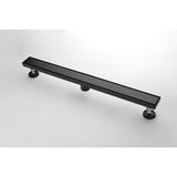 32 Inches Linear Shower Drain, Included Hair Strainer and Leveling Feet W2287P147640