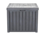 51gal 195L Outdoor Garden Plastic Storage Deck Box Chest Tools Cushions Toys Lockable Seat 97153412