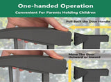 29.5-44.1" Wide Baby Gate for Stairs, Dog Gate Indoor for Doorways, No Drilling Pressure Mounted Pet 76387143