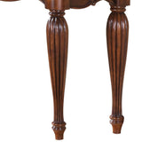Cherry Sofa Table with Turned Fluted Legs B062P189097