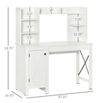 ZUN Computer Desk-White （Prohibited by WalMart） 25711249