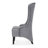 23.03" Wide High-Back Velvet Accent Chair, Comfy High Wingback Chair, Living Room Chair with Soft W68041792