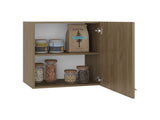 Sterling Wall Cabinet with 1 Door and 2 Shelves, Natural Oak B097P474307