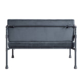 Brantley Gray Velvet & Sandy Gray Finish Loveseat B2726P288748